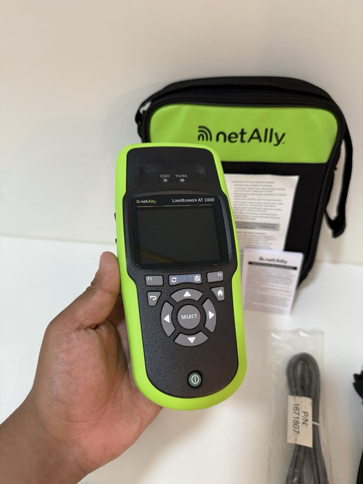 NETALLY LINKRUNNER AT 1000 TESTER WITH ACCESSORIES NEW SEALED