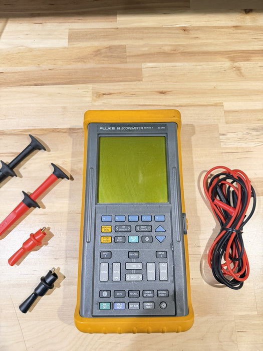 FLUKE 99 SCOPEMETER SERIES II 50MHZ WITH ACCESSORIES