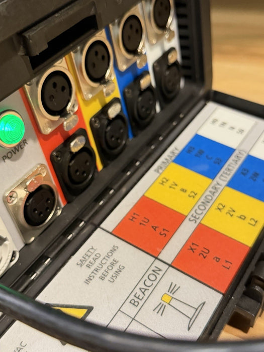 MEGGER TTRU3 PRO TRUE 3-PHASE TRANSFORMER TURNS RATIOMETER WITH CABLES TESTED