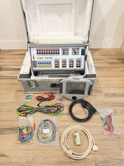 MEGGER MPRT8430 PROTECTIVE RELAY TESTING SYSTEM & TOUCHVIEW INTERFACE PARTS ONLY
