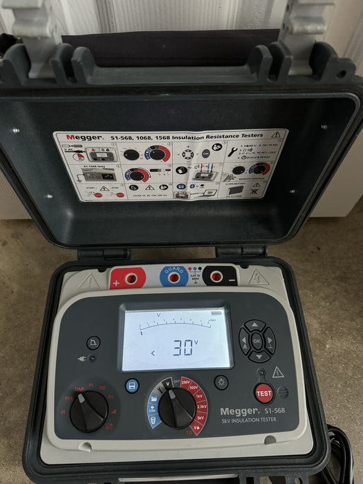 MEGGER S1-568 5 KV DC INSULATION RESISTANCE TESTER