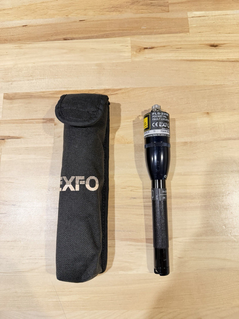 EXFO FLS-235B POCKET PAL VISUAL FAULT LOCATOR IDENTIFIER TESTED