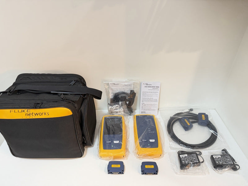 FLUKE NETWORKS DSX2-8000 CABLE ANALYZER CALIBRATED 2024