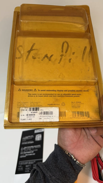 FLUKE 7-600 ELECTRICAL TESTER (NEW SEALED) - FREE SHIPPING (RARE)