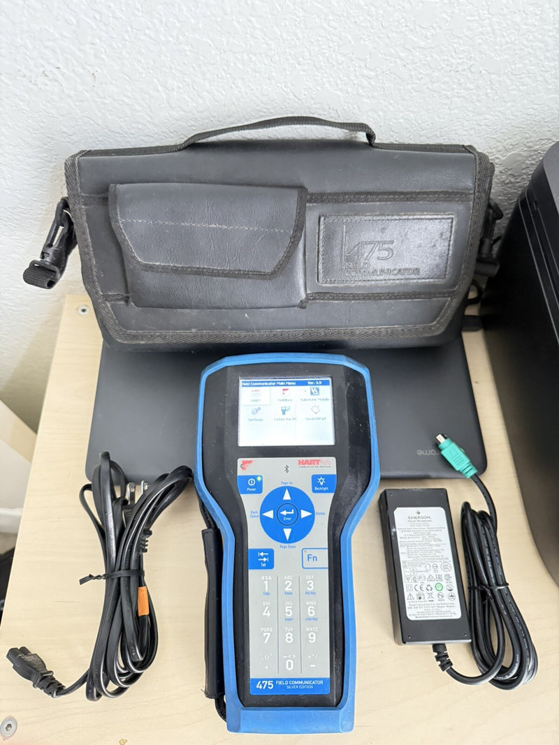 EMERSON 475 FIELD COMMUNICATOR 3.9 HART WITHBAG & CHARGER