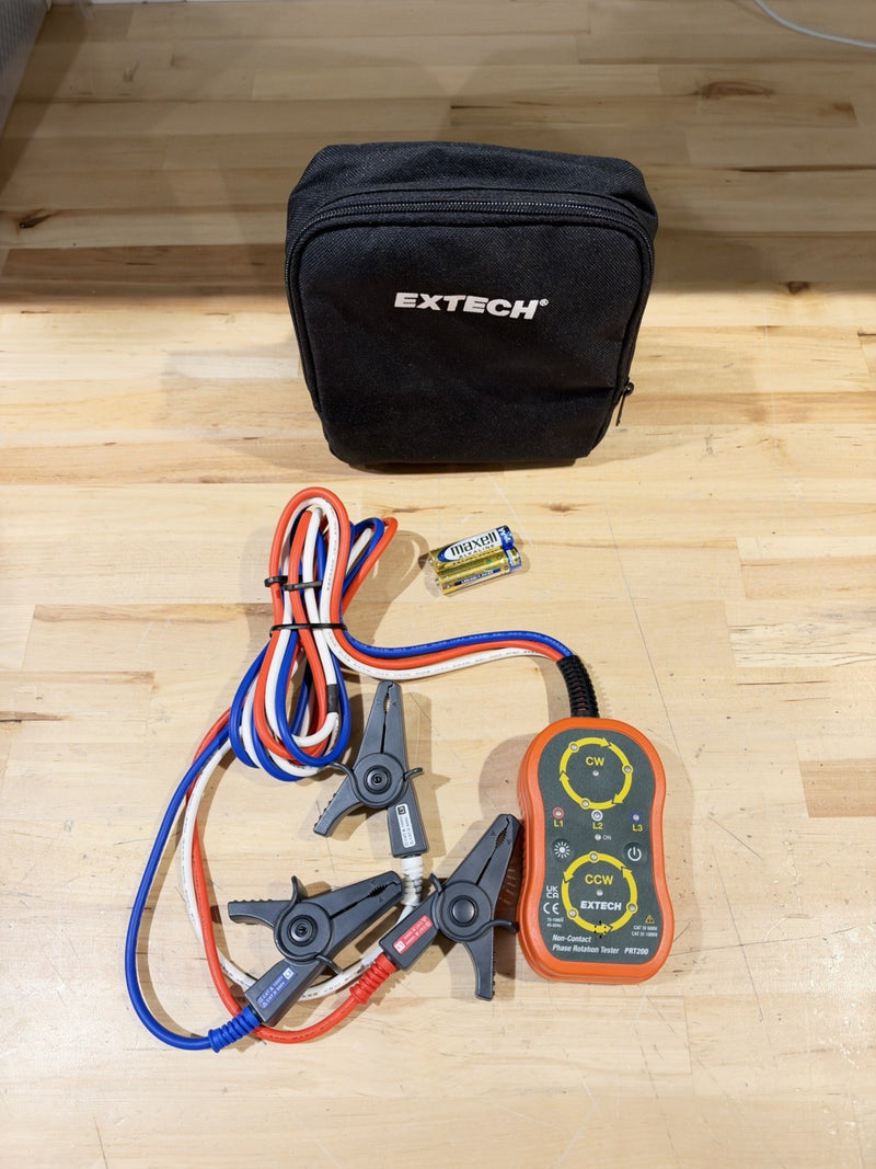 EXTECH PRT200 INSTRUMENTS PHASE ROTATION TESTER (TESTED) SHIPS FAST