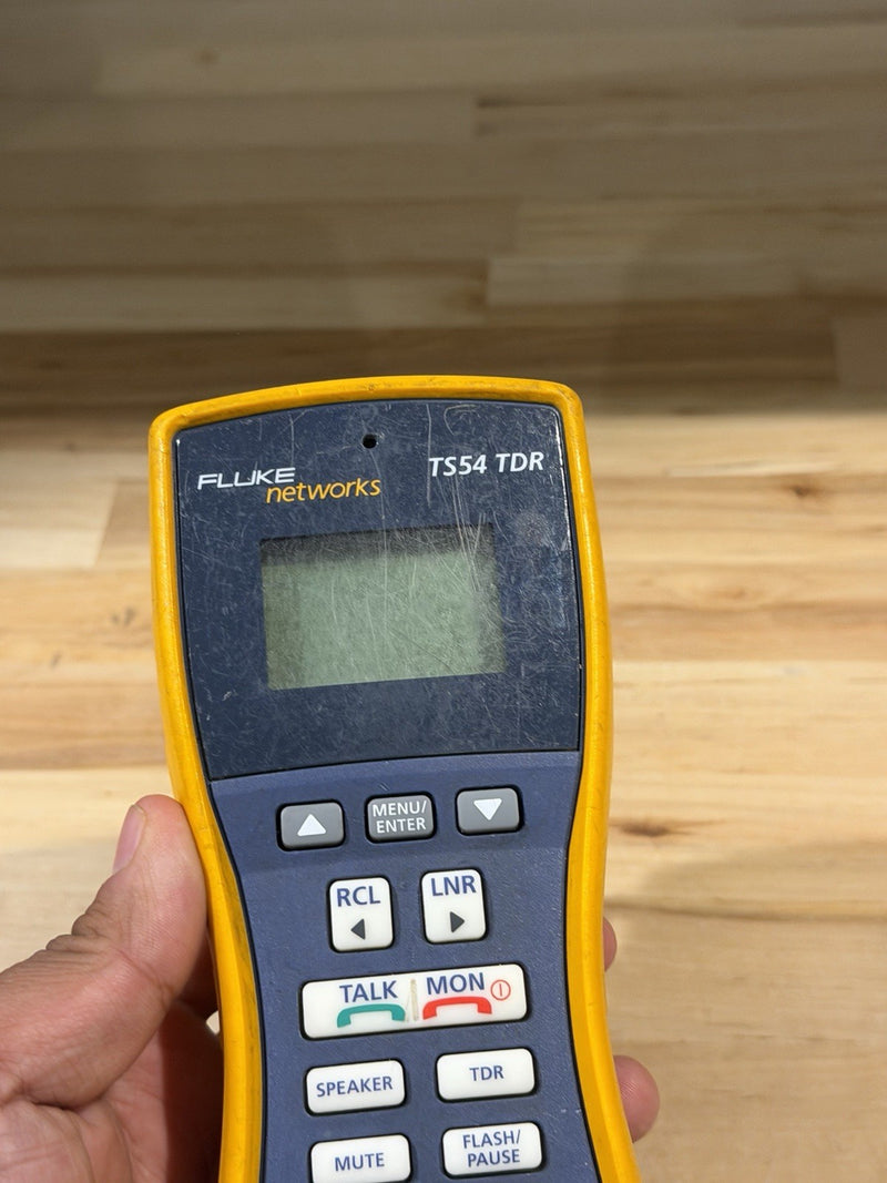 FLUKE NETWORKS TS54 TDR TESTER TESTED