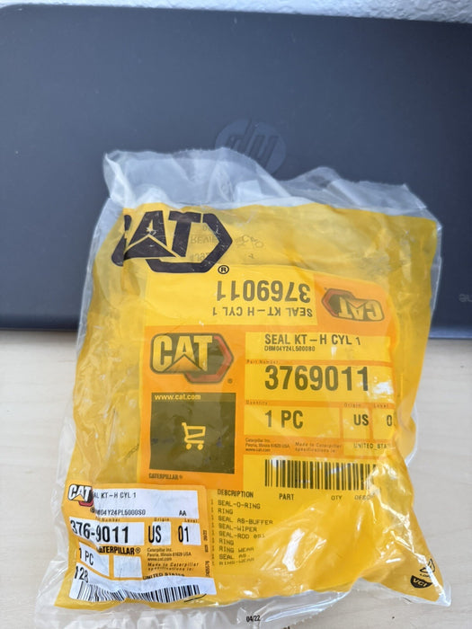 CAT 376-9011: HYDRAULIC CYLINDER SEAL KITSTANDARD SIZE GENUINE OEM NEW