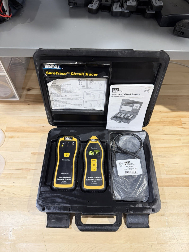IDEAL 61-957 RC-959 TR-955 SURE-TRACE CIRCUIT TRACER KIT (TESTED) FREE SHIPPING