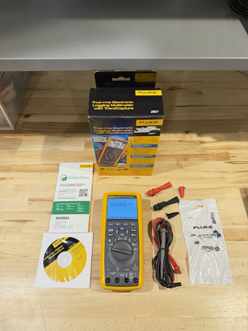 FLUKE 287 TRUE-RMS ELECTRONIC LOGGING MULTIMETER W/ TREND CAPTURE (NEW)