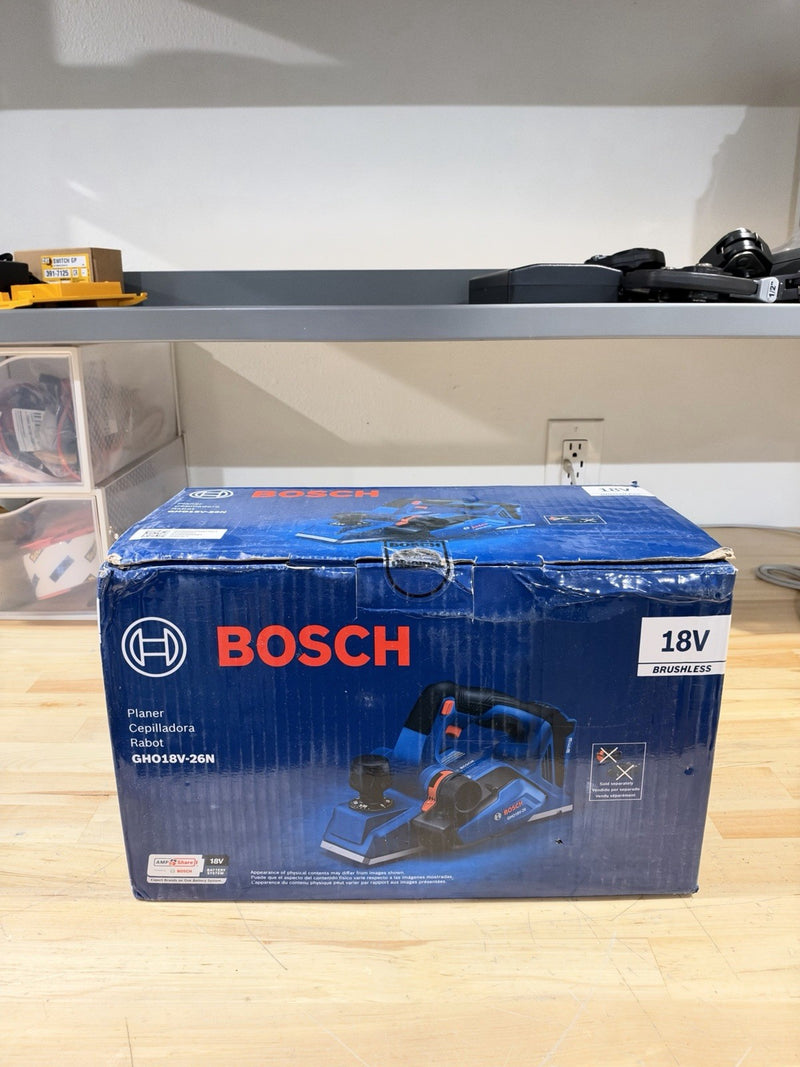 BOSCH GHO18V-26N 18V 3-1/4" HANDHELD PLANER (TOOL ONLY) NEW SEALED