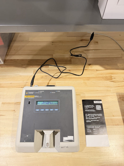 FLUKE BIOMEDICAL INDEX 2 SPO2 SIMULATOR & CHARGER - FREE SHIPPING