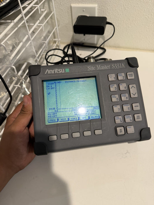 ANRITSU SITE MASTER S331A ANALYZER WITH CHARGER TESTED