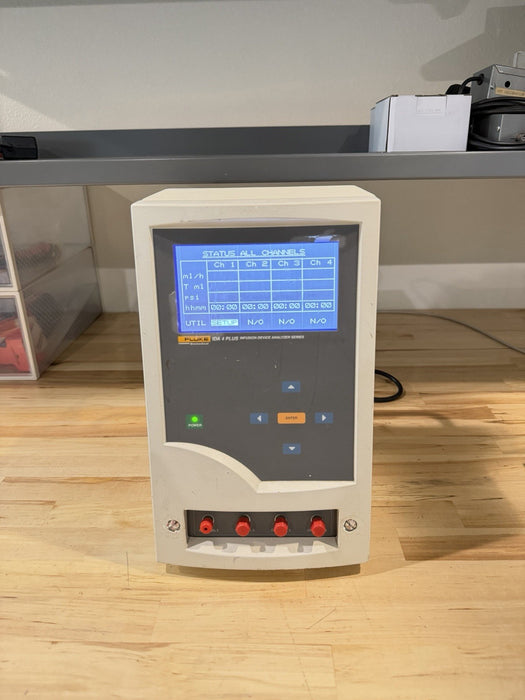 FLUKE BIOMEDICAL IDA 4 PLUS INFUSION DEVICE ANALYZER SERIES TESTED