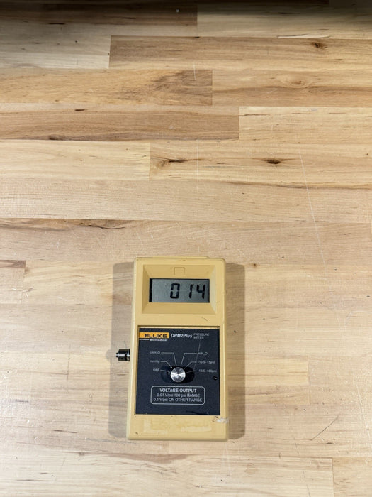 FLUKE BIOMEDICAL DPM2PLUS PRESSURE METER (TESTED) FREE SHIPPING