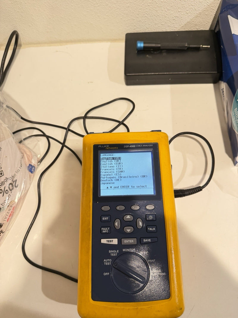FLUKE NETWORKS DSP-4000 CABLE ANALYZER (MAINFRAME ONLY) SHIPS FAST