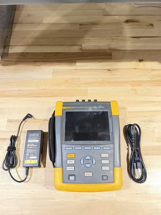 FLUKE 435 II POWER QUALITY & ENERGY ANALYZER W/ CHARGER- CALIBRATED 2026