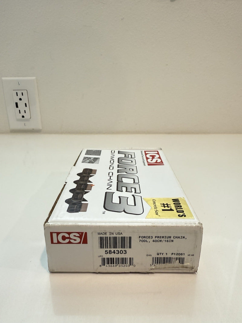 ICS 584303 16IN FORCE3 DIAMOND CHAIN FOR CUTTING HARD CONCRETE FOR THE 695XL