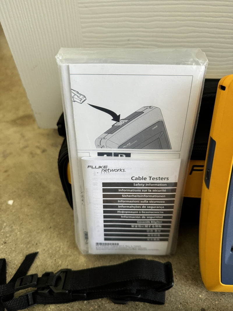 FLUKE NETWORKS LIQ-KIT LINKIQ TESTER & INTELLITONE PRO 200 CABLE NETWORK TESTER