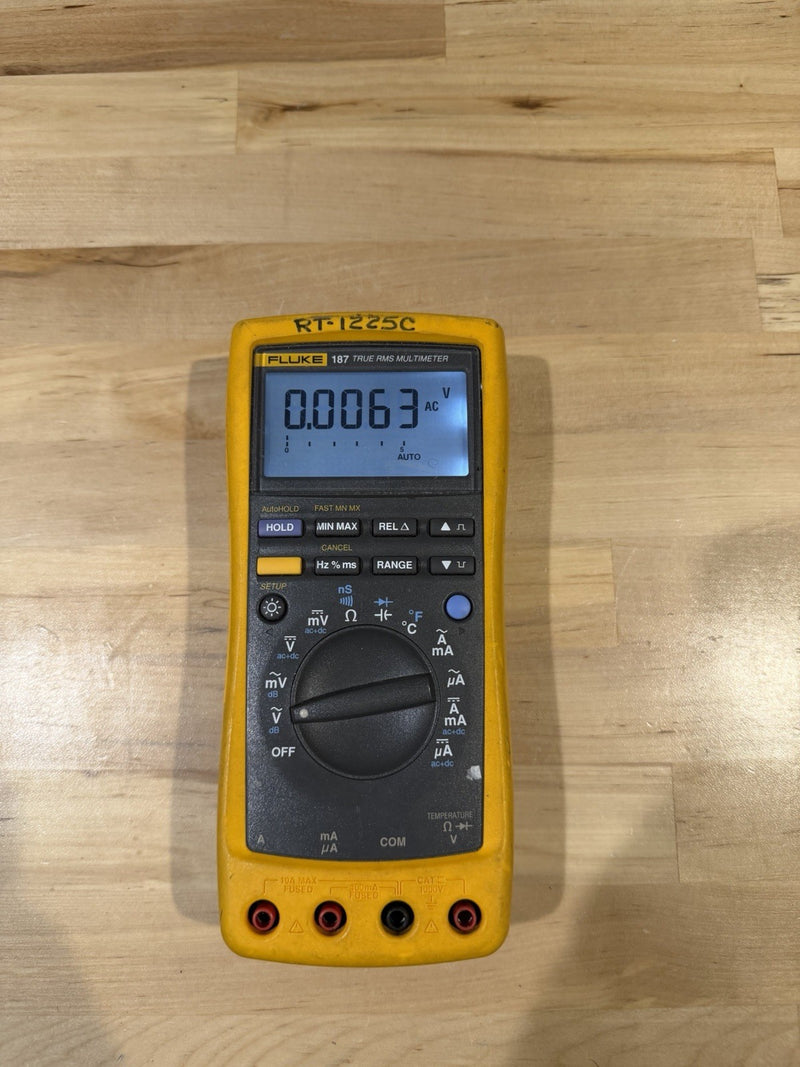 FLUKE 187 TRUE RMS MULTIMETER FOR PARTS