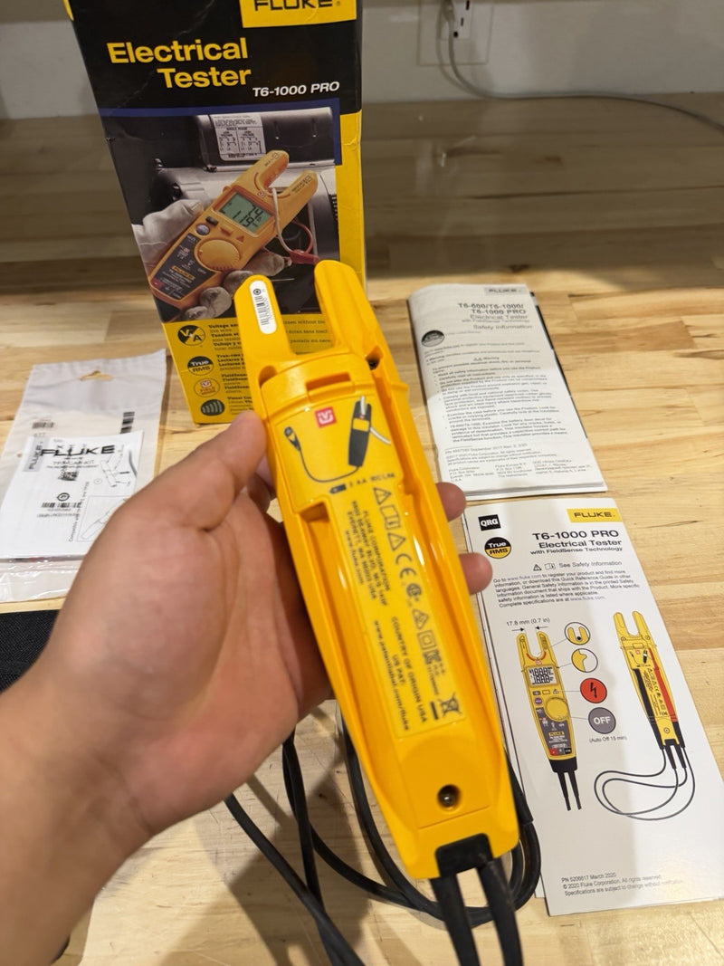 FLUKE T6-1000 PRO ELECTRICAL TESTER FIELDSENSE 1000V AC/DC SHIPS FAST