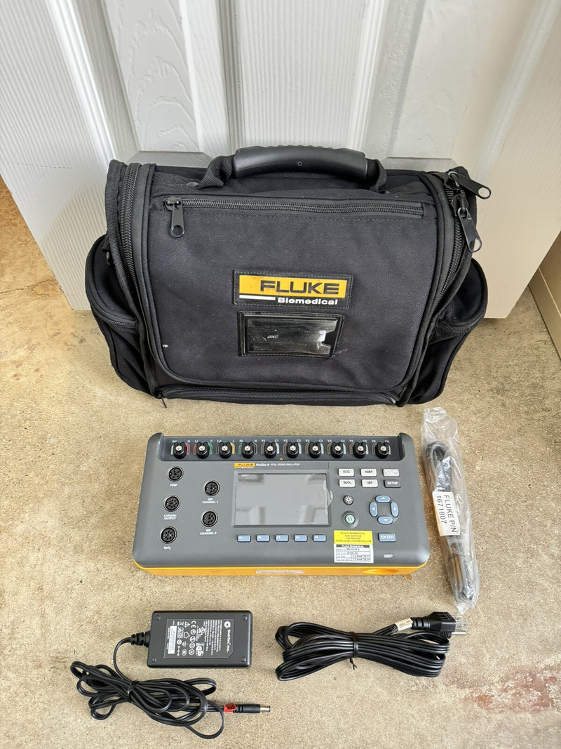FLUKE BIOMEDICAL PROSIM 8 VITAL SIGNS SIMULATOR CALIBRATED 2024