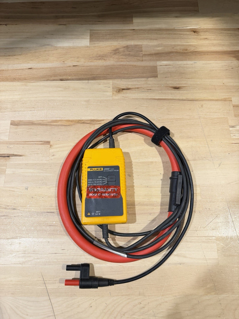 FLUKE I2000 FLEX AC CURRENT PROBE TESTED