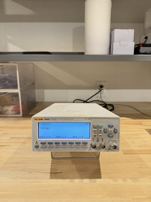 FLUKE PM6690 FREQUENCY COUNTER TIMER ANALYZER TESTED