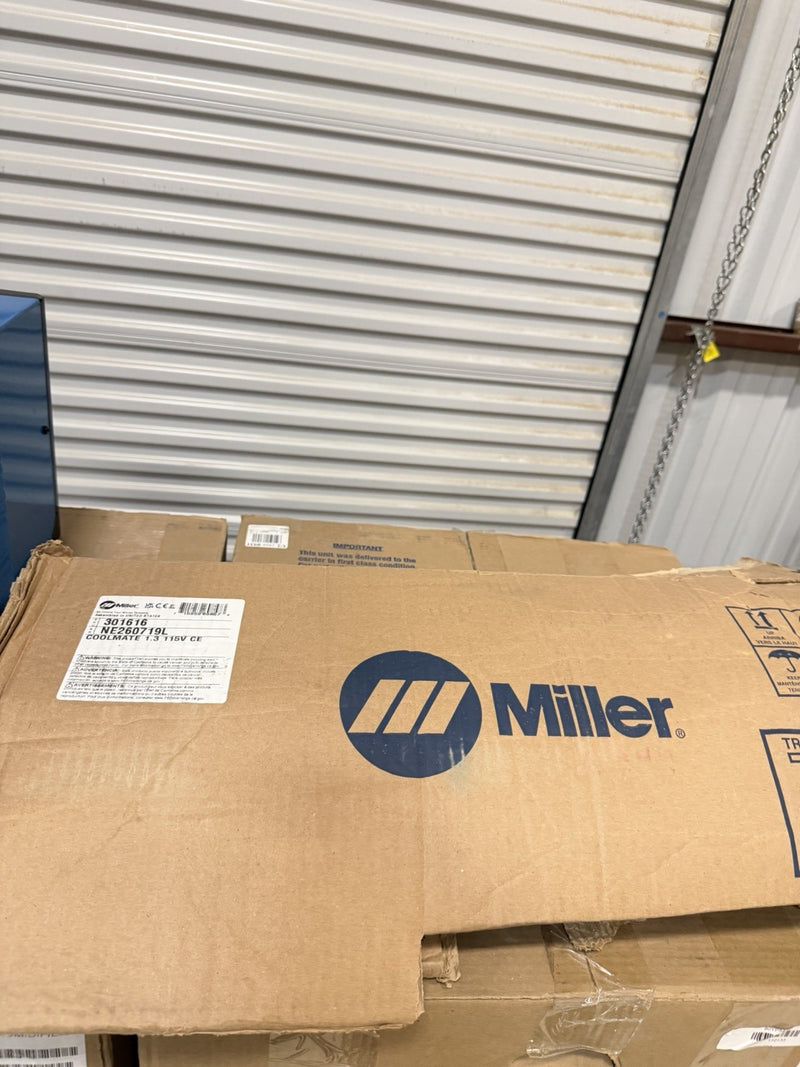MILLER COOLMATER 1.3 115V TIG COOLER 301616 (NEW SEALED) FREE SHIPPING