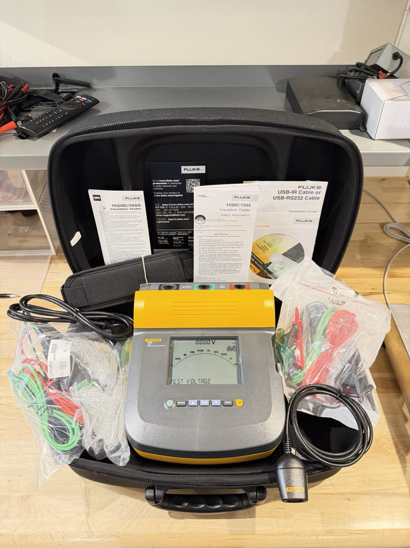 FLUKE 1555 10KV INSULATION TESTER FREE SHIPPING - TESTED (NEW)