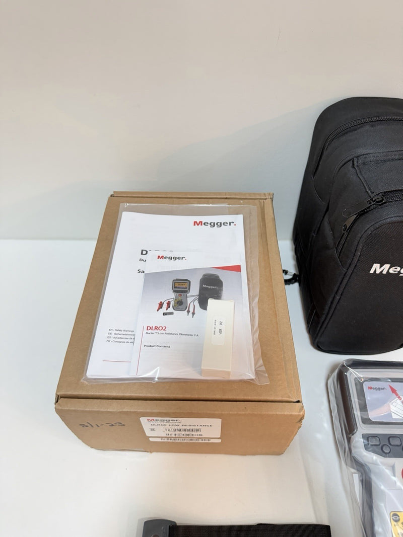 MEGGER DLRO2 2A DUCTER OHMETER (NEW FACTORY SEALED) FREE SHIPPING/ SHIPS FAST