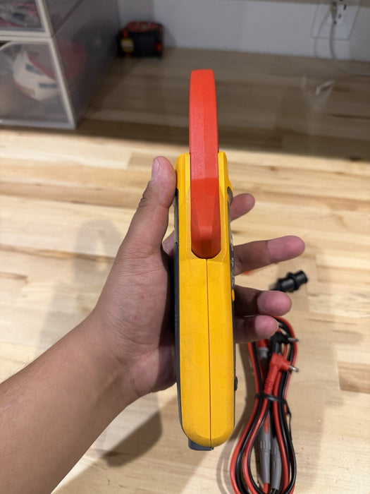 FLUKE 376 AC/DC TRUE RMS WIRELESS CLAMP METER W /LEADS & CLIPS -SHIPS FAST