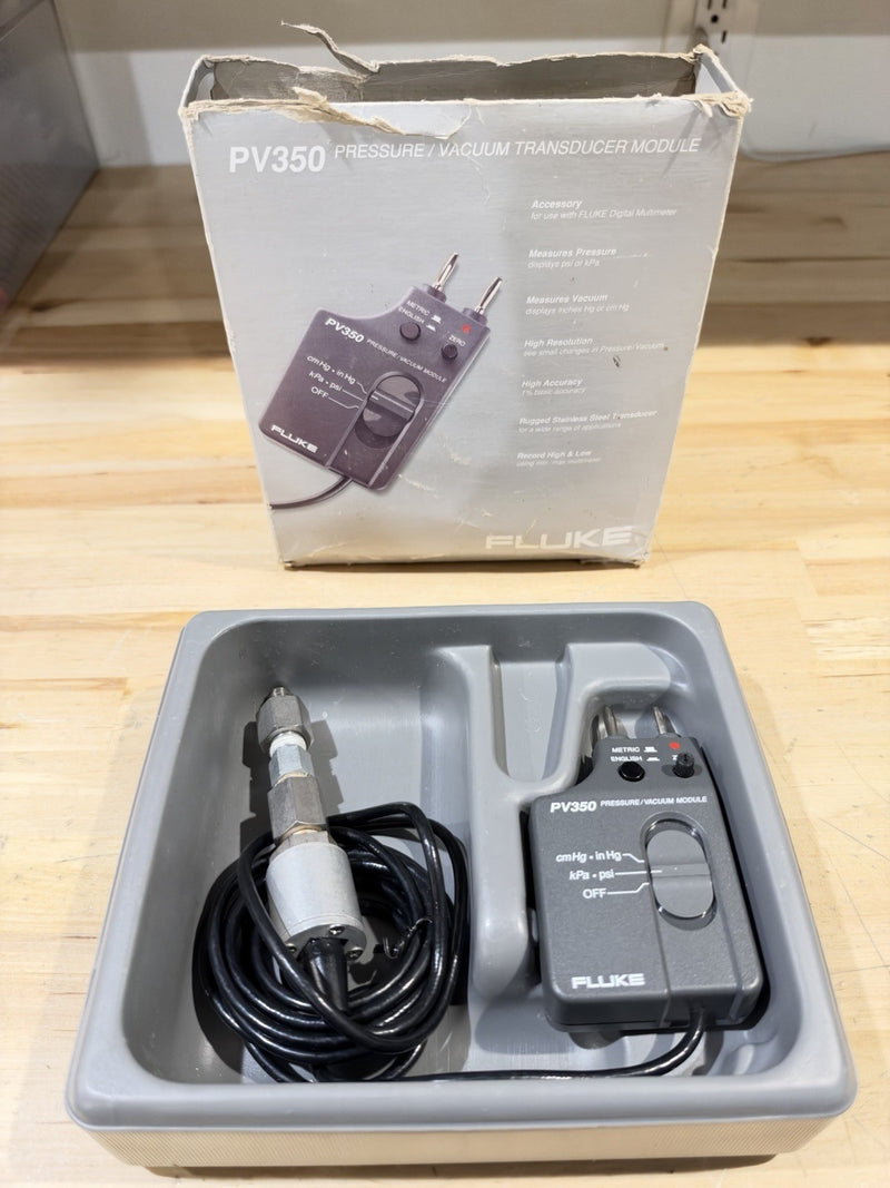FLUKE PV350 PRESSURE VACUMM TRANSDUCER MODULE - FREE SHIPPING (TESTED)