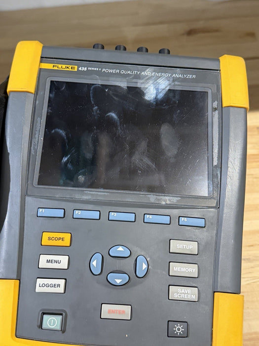 FLUKE 435 II POWER QUALITY & ENERGY ANALYZER W/ CHARGER- CALIBRATED 2026