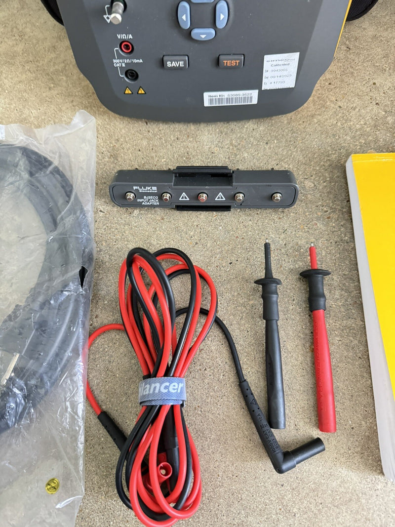FLUKE BIOMEDICAL ESA612 230V AC ELECTRICAL SAFETY ANALYZER CALIBRATED 2024