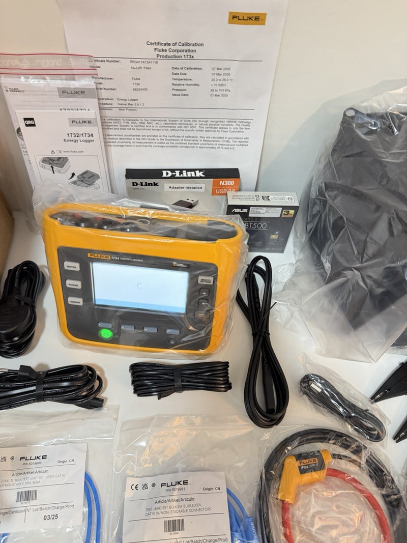 FLUKE 1734/EUS ENERGY LOGGER CALIBRATED 2026