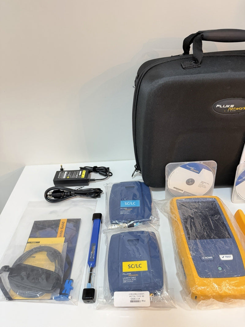 FLUKE NETWORKS OFP2-100-QI OPTIFIBER PRO QUAD OTDR V2 KIT (NEW SEALED) TESTED