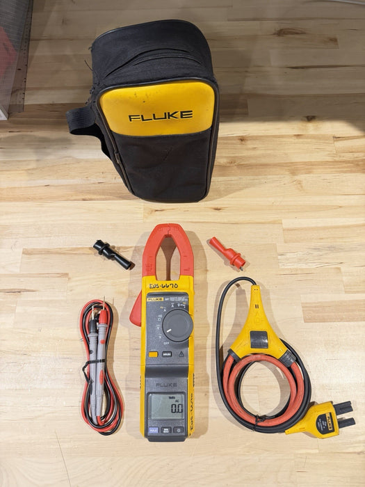 FLUKE 381 REMOTE DISPLAY TRUE RMS AC/DC CLAMP METER W / iFLEX (FREE SHIPPING)
