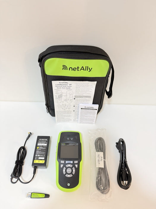 NETALLY LINKRUNNER AT 1000 TESTER WITH ACCESSORIES NEW SEALED