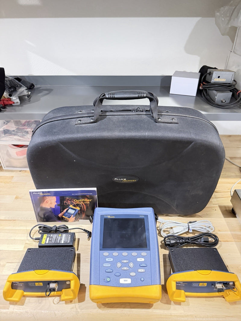 FLUKE NETWORKS OPTIFIBER WITHOFTM-5610B & OFTM-5730 TESTED