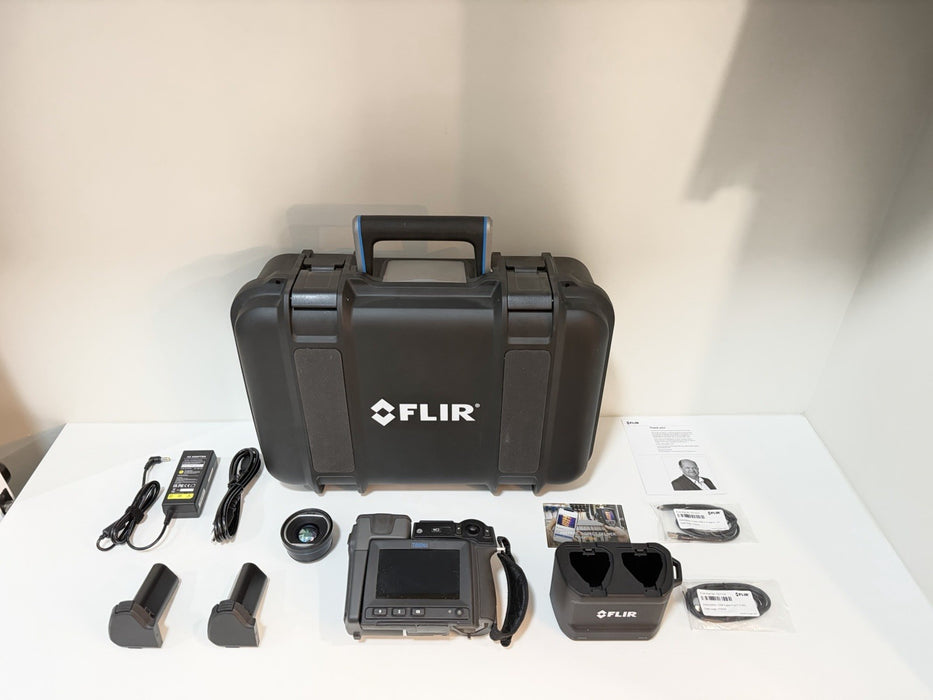 FLIR T650SC THERMAL IMAGING CAMERA W/ ACCESSORIES & CASE (TESTED) FREE SHIPPING