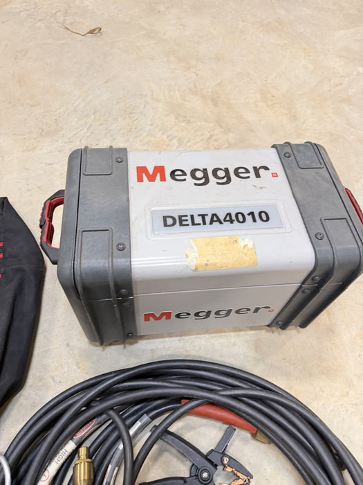 MEGGER DELTA 4010 INSULATION DIAGNOSTIC SYSTEM W/ CABLES & BAG (FREE SHIPPING)