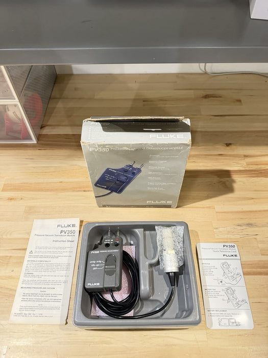 FLUKE PV350 PRESSURE VACUMM TRANSDUCER MODULE TESTED