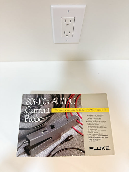 FLUKE 80i-110S AC/DC CURRENT PROBE (NEW FACTORY SEALED) NEW - SHIPS FAST
