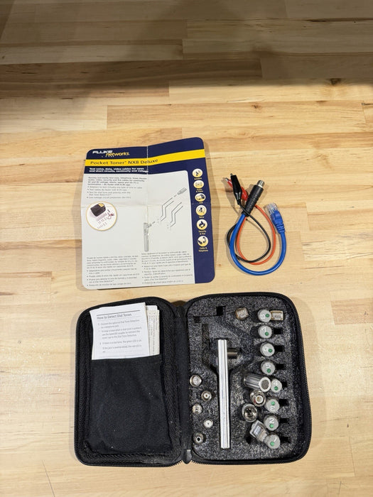 FLUKE NETWORKS NX8 POCKET TONER & ACCESSORIES TESTED