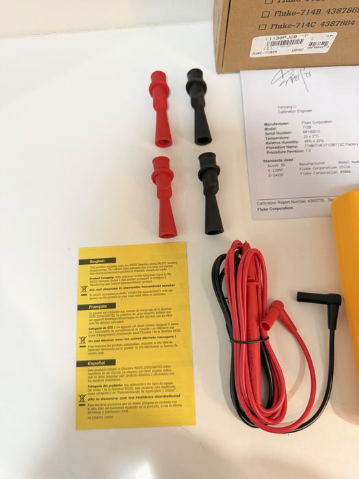 FLUKE 712B RTD CALIBRATOR MFD 2025 CALIBRATED 2025