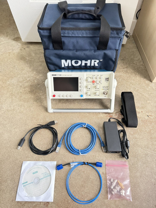 MOHR CT100B TDR CABLE ANALYZER HIGH-RESOLUTION - FREQUENCY/DOMAIN ANALYSIS