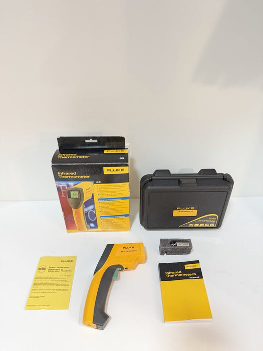FLUKE 63 INFRARED THERMOMETER (NEW FACTORY SEALED) SHIPS FAST