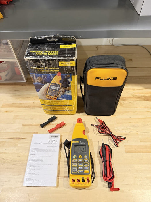 FLUKE 773 MILLIAMP PROCESS CLAMP (TESTED) FREE SHIPPING