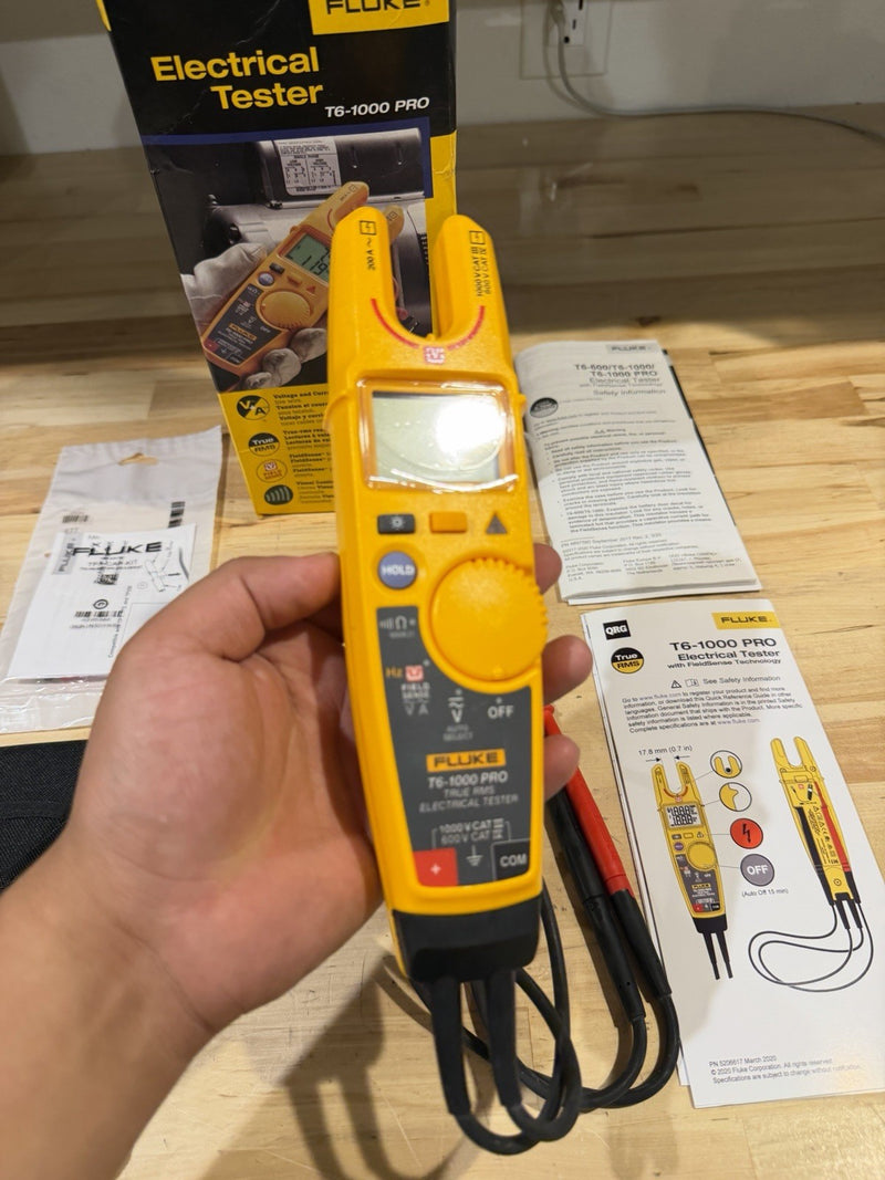 FLUKE T6-1000 PRO ELECTRICAL TESTER FIELDSENSE 1000V AC/DC SHIPS FAST